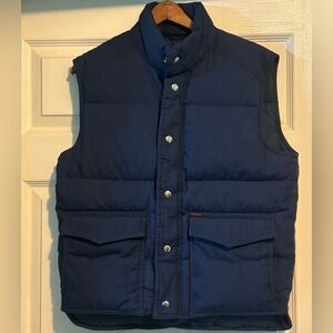 Vintage Argus Sportswear Down Puffer Vest Men’s Medium Blue 80/20